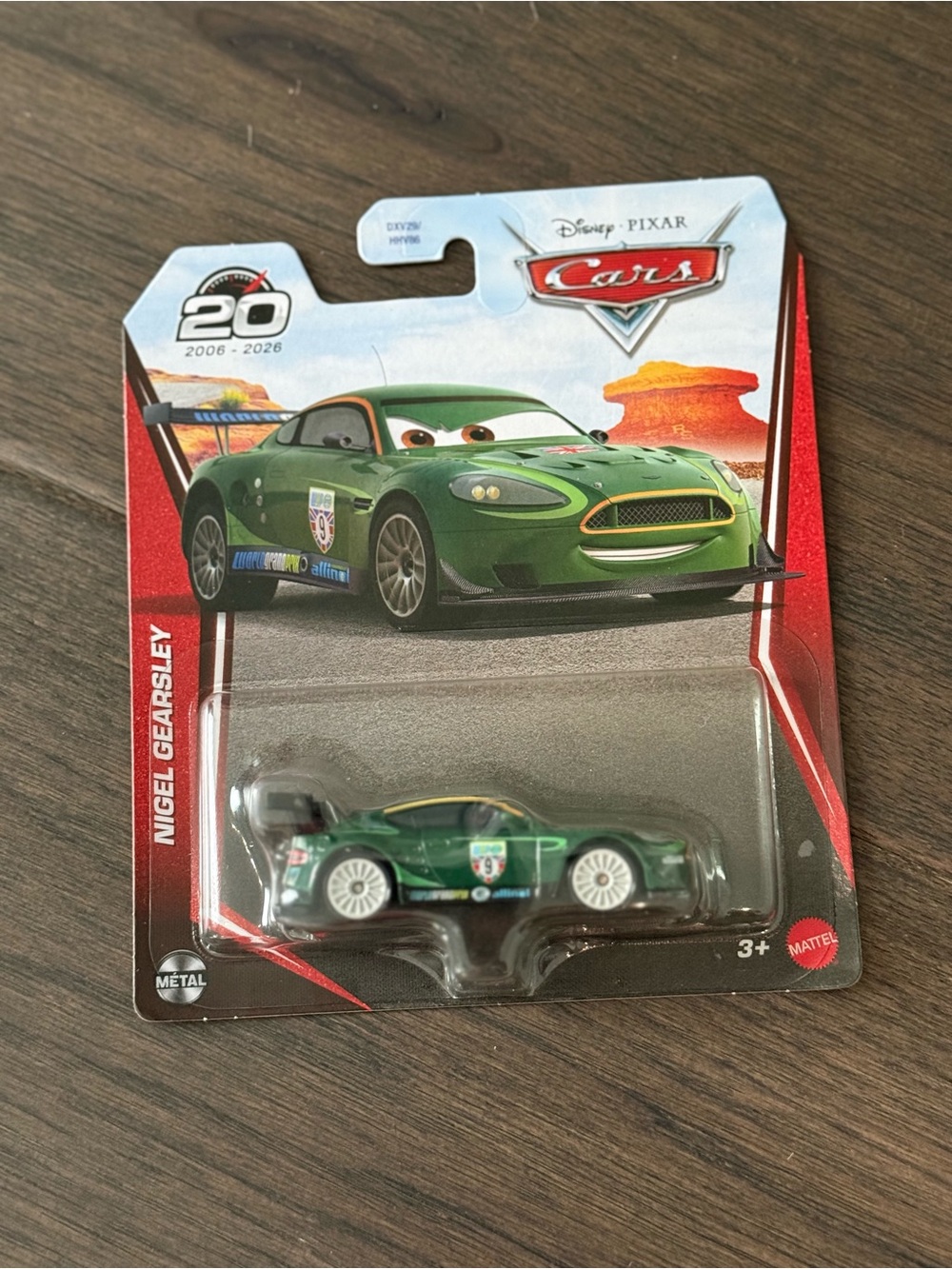 Mattel Cars 3 Nigel Gearsley Die-Cast Race Car 20th Anniversary